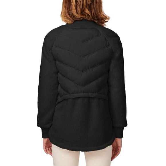 Bernardo NWT Roundabout High Low Puffer Jacket Black Size S - Picture 4 of 13